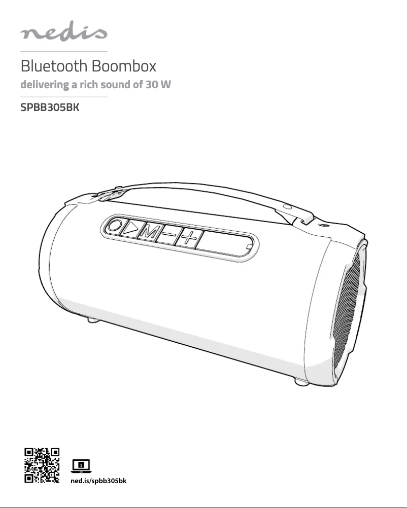 First page image of the manual for SPBB305BK
