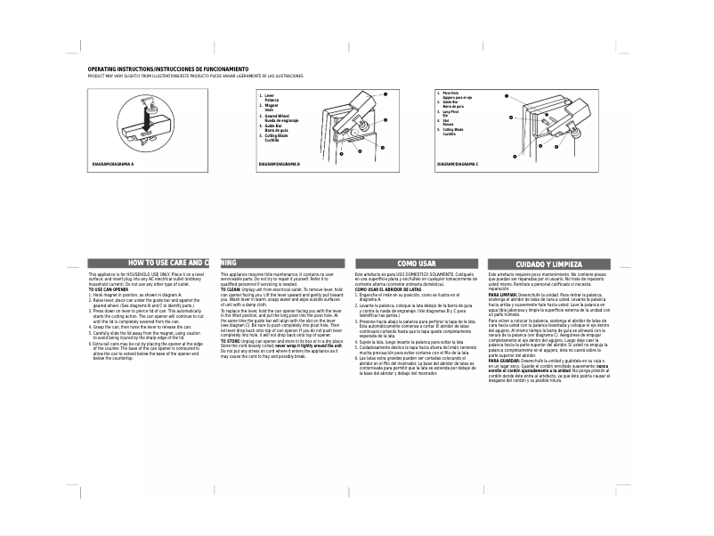 First page image of the manual for CO-9510D