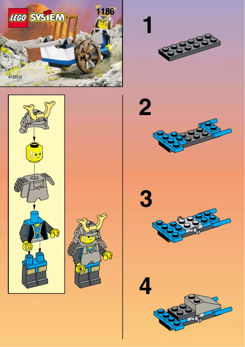 Page 1 of the manual User Manual Lego Castle 1186