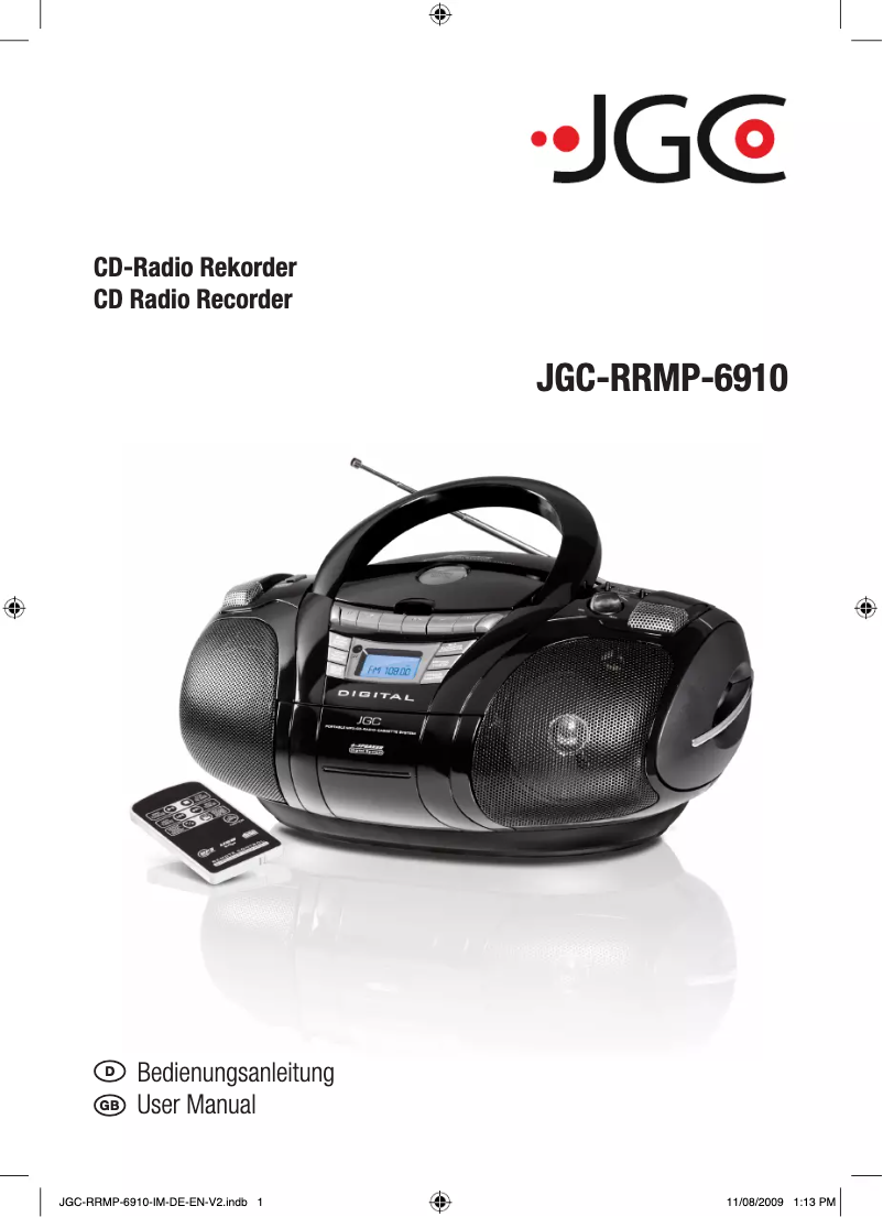 First page image of the manual for RRMP-6910