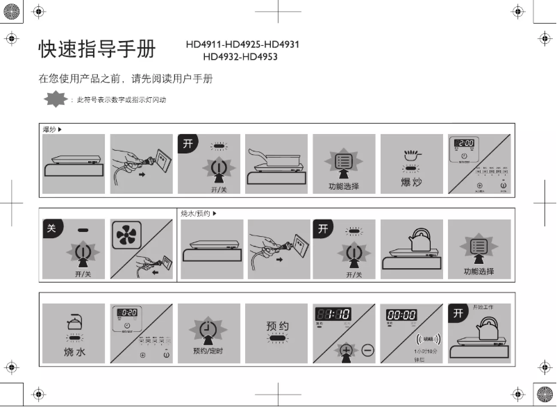 First page image of the manual for Daily Collection HD4911