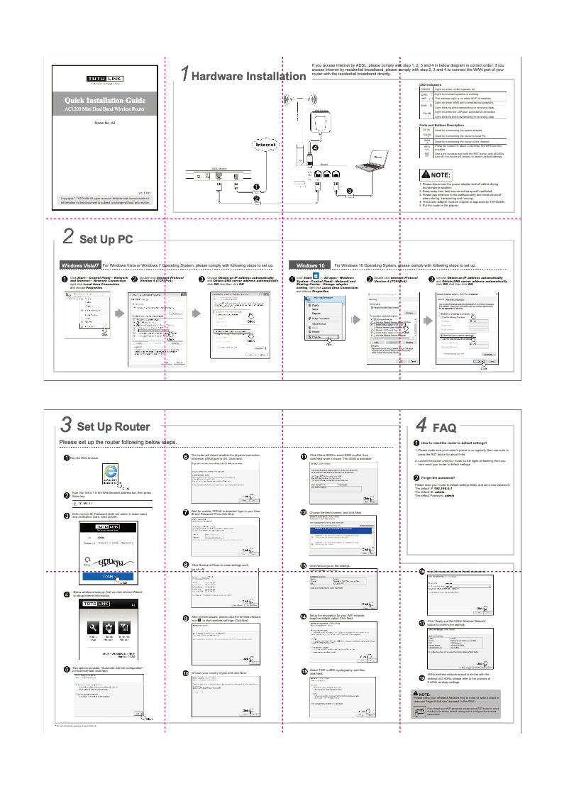 First page image of the manual for A3