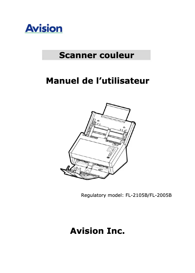 First page image of the manual for AD345GL