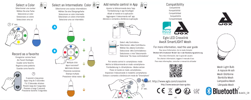 First page image of the manual for Crosslink BLE 33235