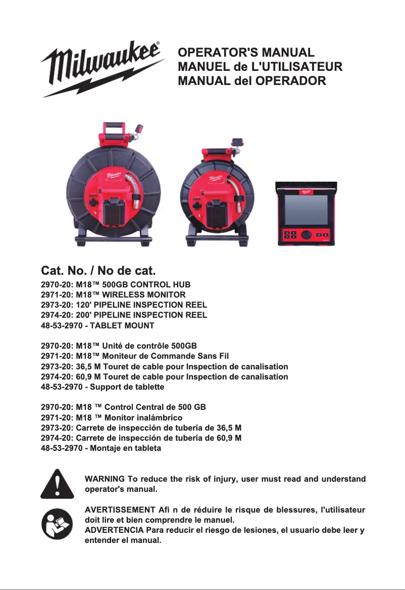 First page image of the manual for 2971-20