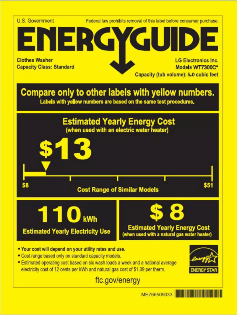 First page image of the manual for WT7300CW