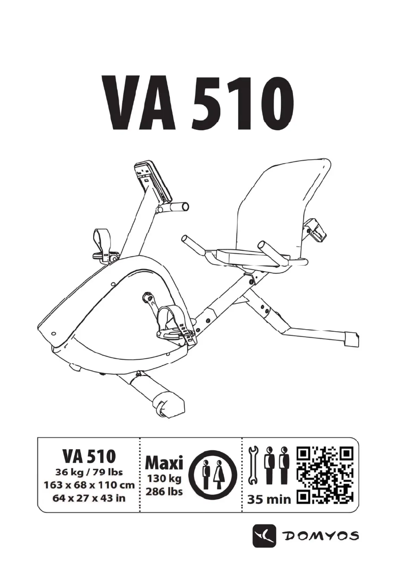 First page image of the manual for VA 510