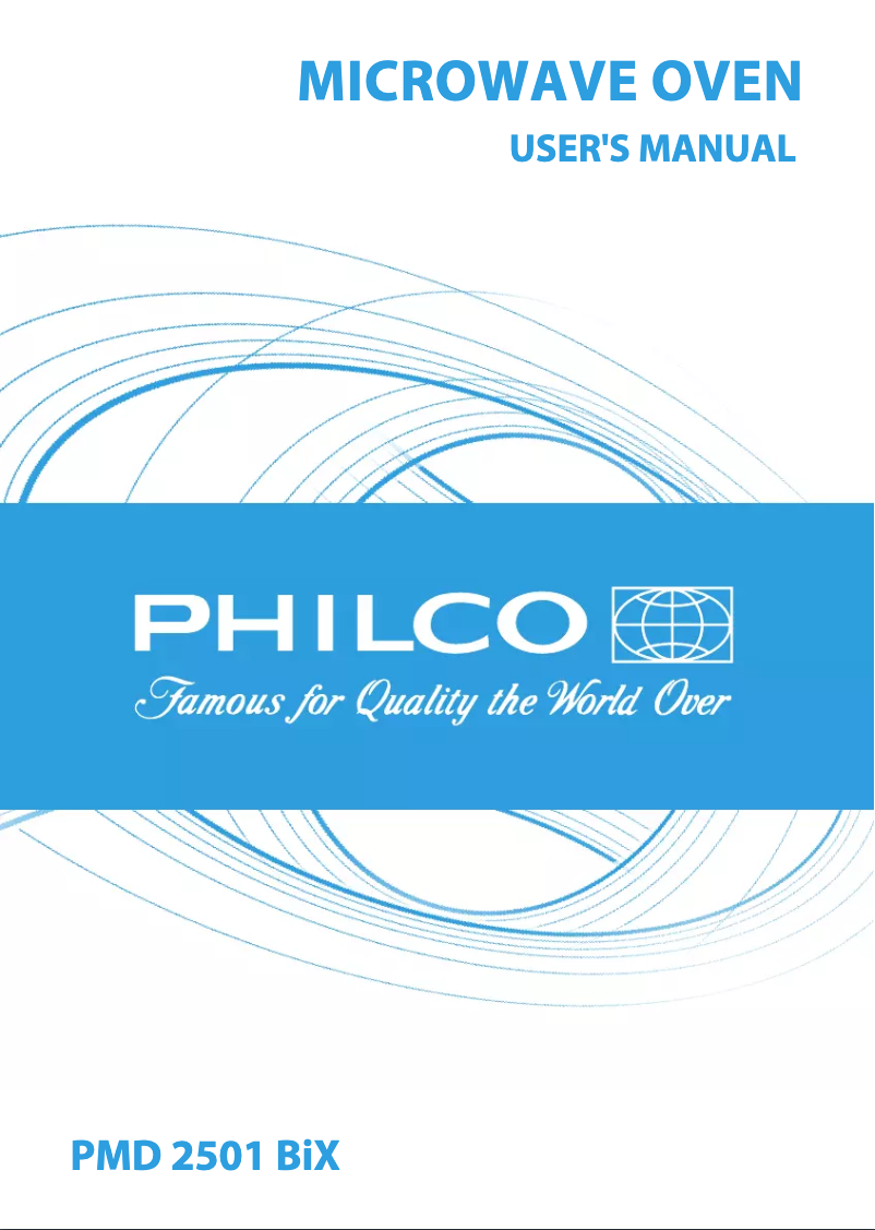 Page 1 of the manual User Manual Philco PMD 2501 BIX