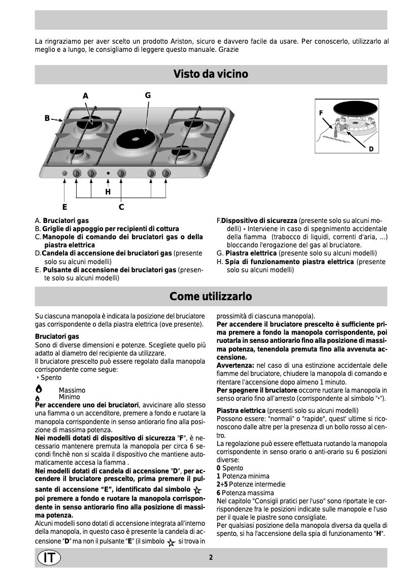 First page image of the manual for PF 760 AST
