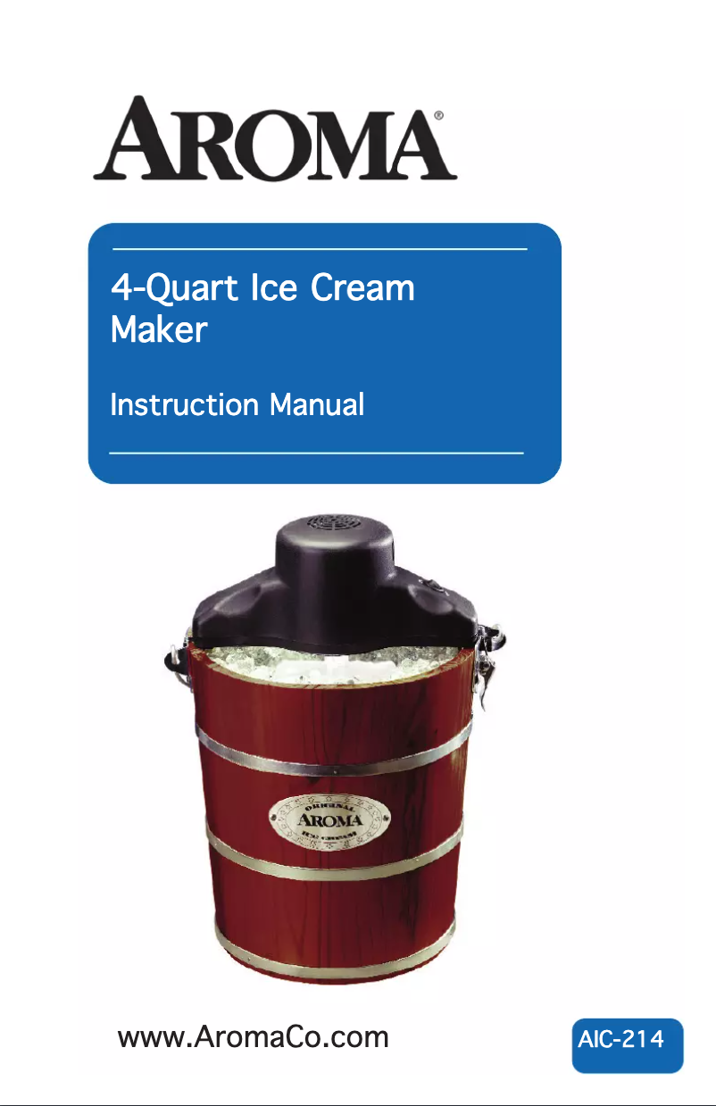 Image de la première page du manuel de l'appareil AIC-214