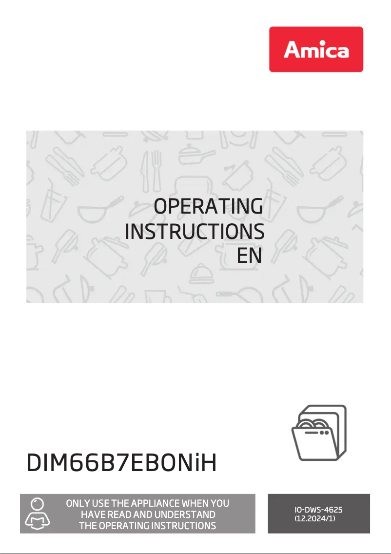 First page image of the manual for DIM66B7EBONiH