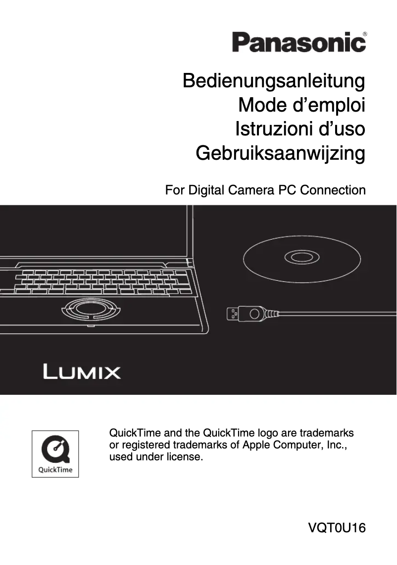 Page 1 of the manual User Manual Panasonic VQT0U16