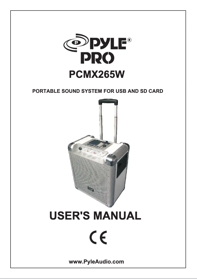 Image de la première page du manuel de l'appareil AZPCMX265W