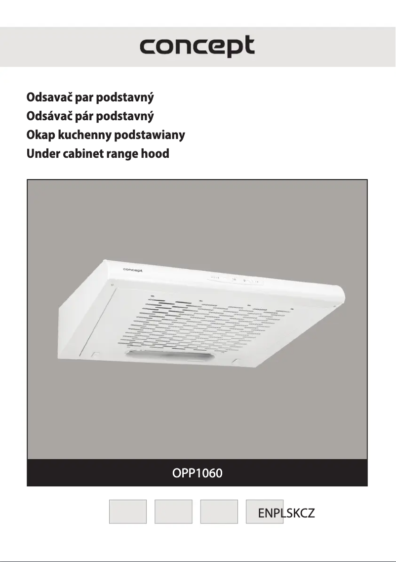 First page image of the manual for OPP1060