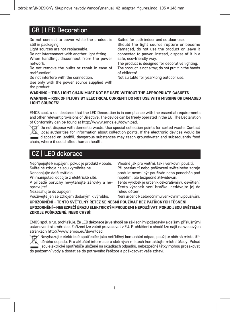 First page image of the manual for DCPC08