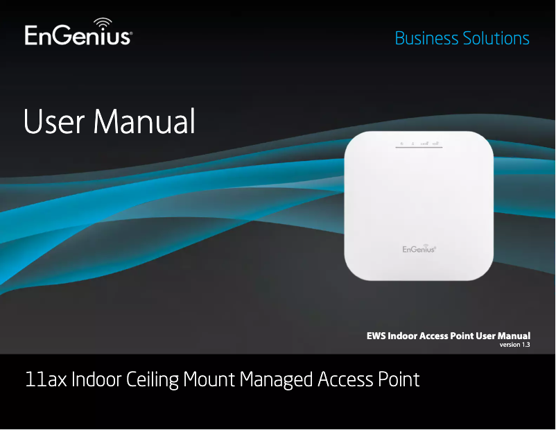 Page 1 of the manual User Manual EnGenius EWS377AP