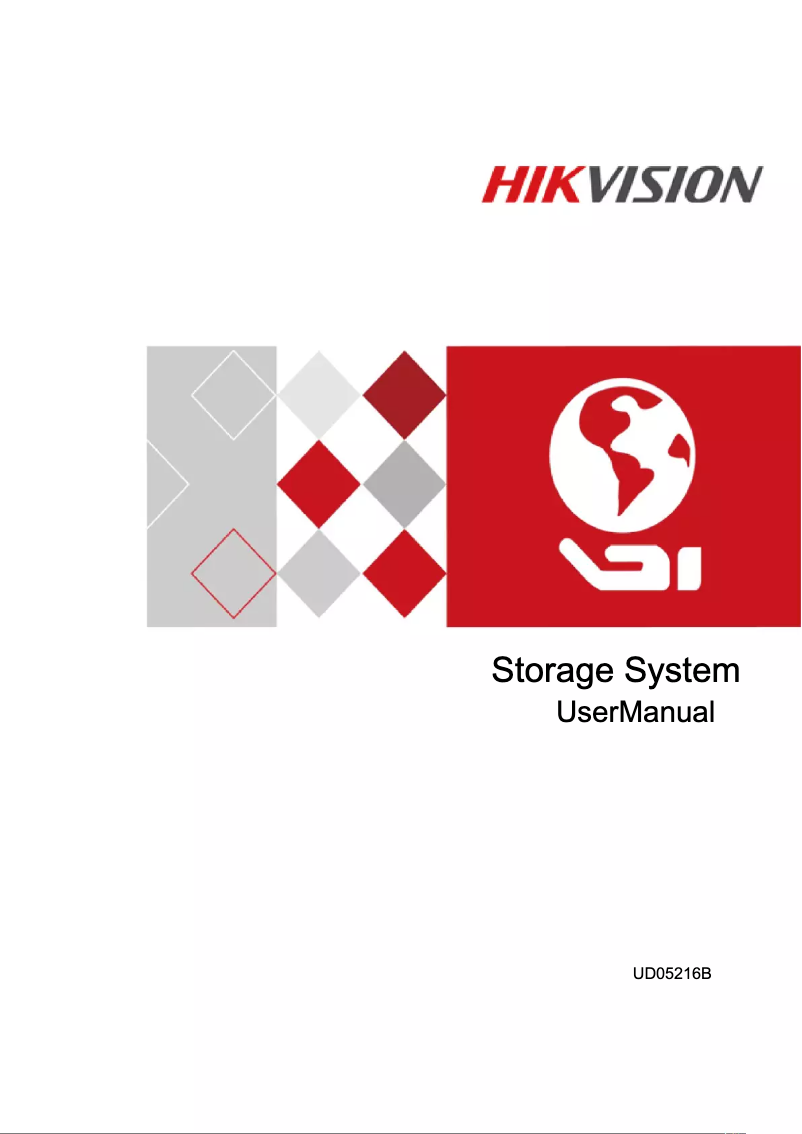 Page 1 of the manual User Manual Hikvision DS-A82024D-C