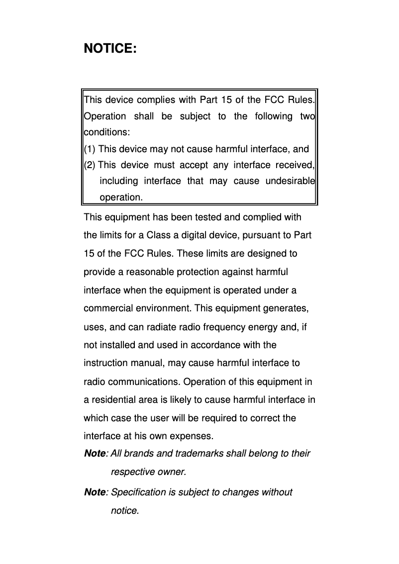 First page image of the manual for AS-8000