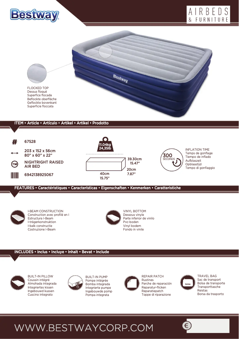 First page image of the manual for 67528
