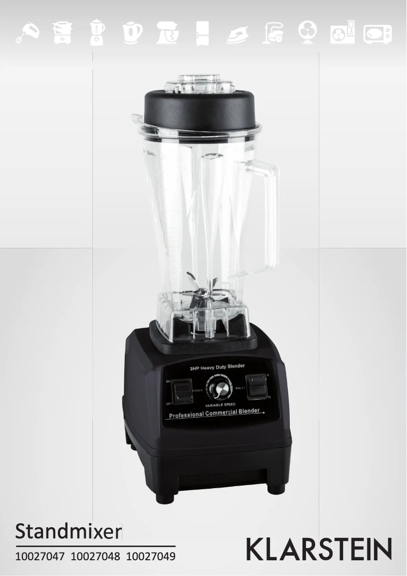 First page image of the manual for 10027047