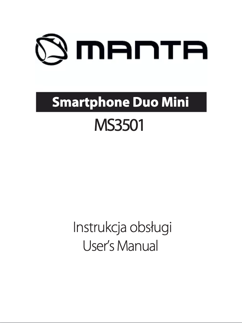 First page image of the manual for MS3501