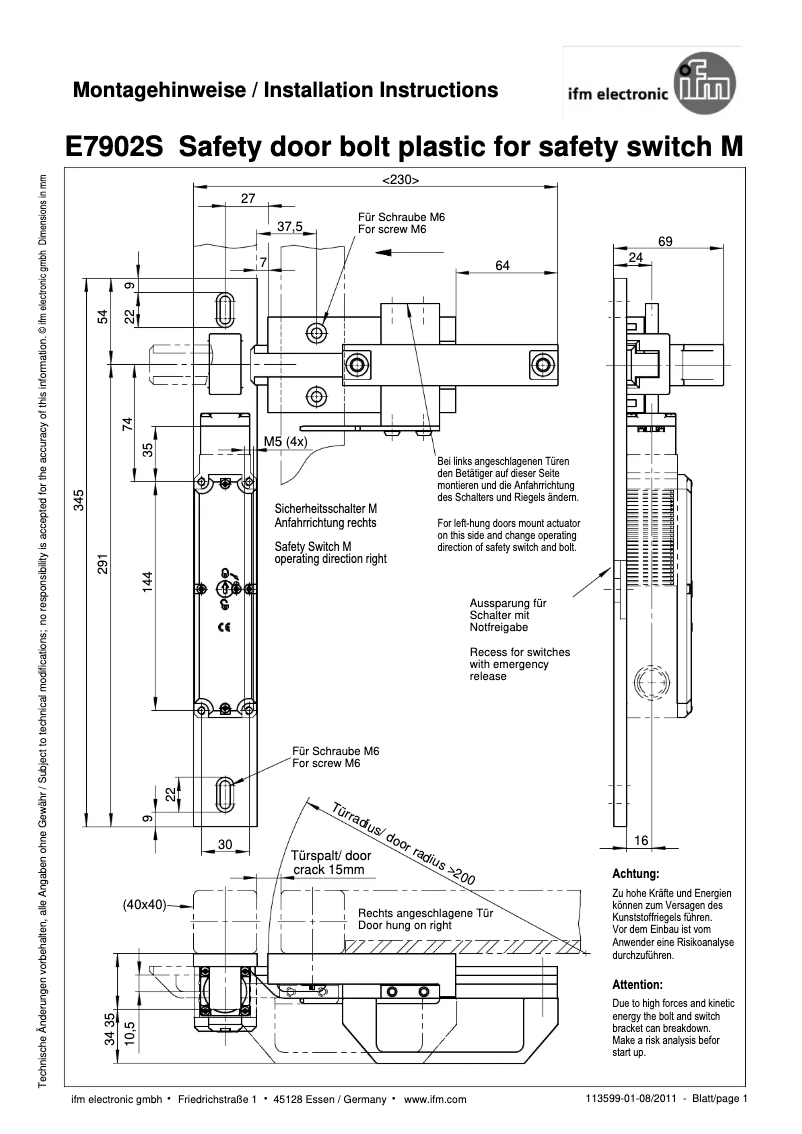 First page image of the manual for E7902S