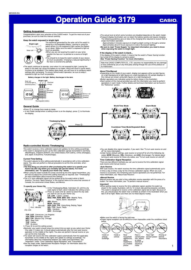 First page image of the manual for GW-6900-1