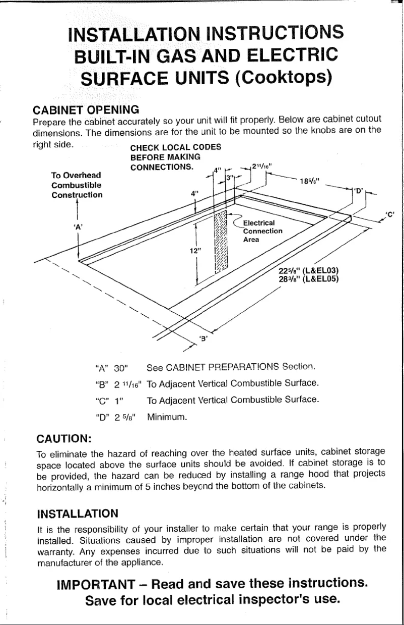 First page image of the manual for SNL053