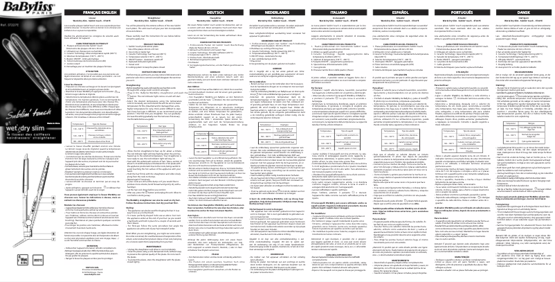 First page image of the manual for ST227E