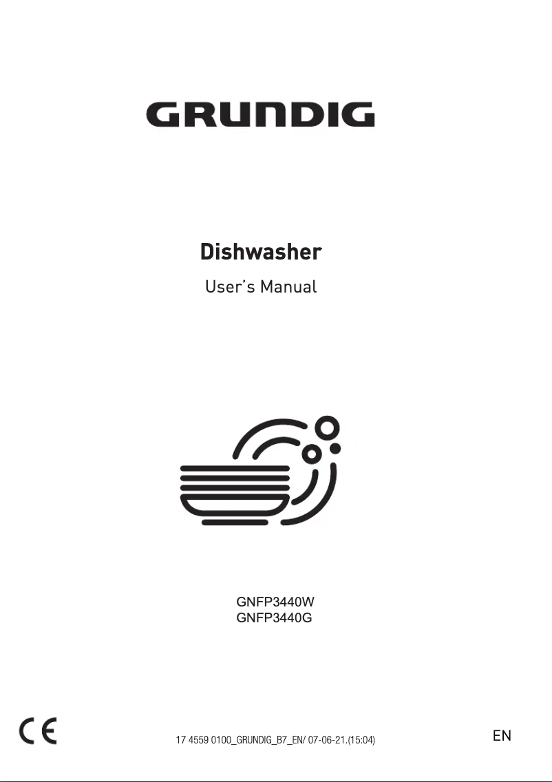 Page 1 of the manual User Manual Grundig GNFP3441