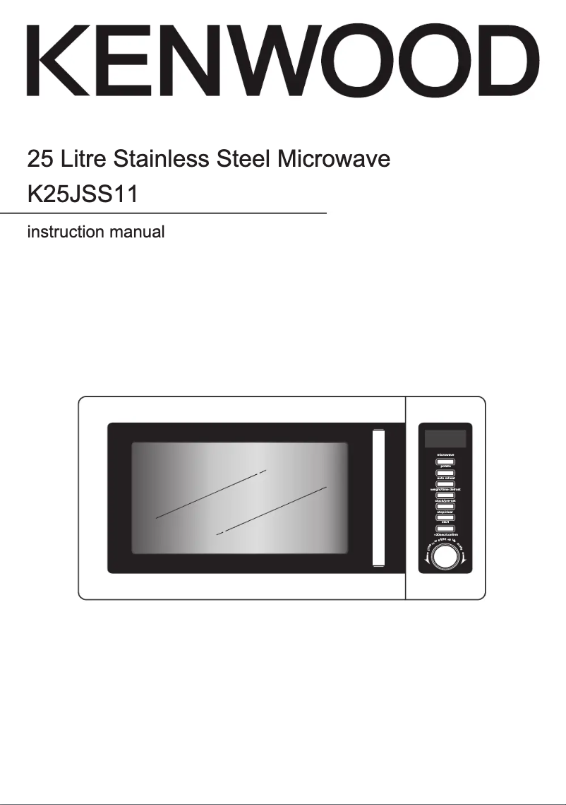Page 1 of the manual User Manual Kenwood K25JSS11