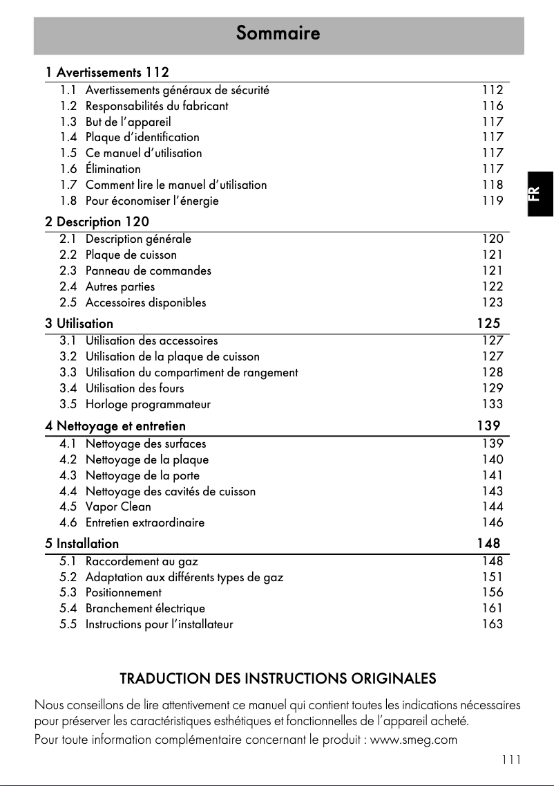 First page image of the manual for CPF92GMA