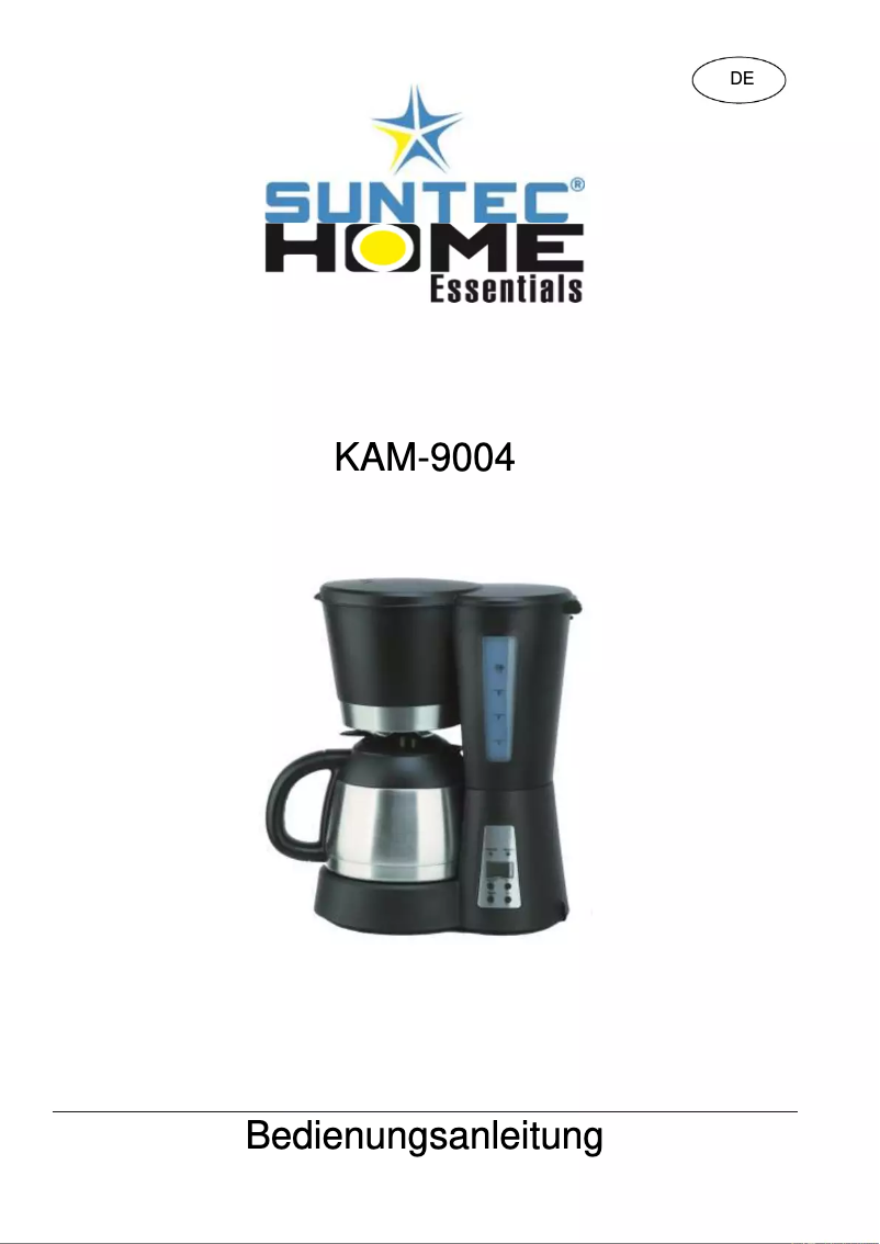 First page image of the manual for KAM-9004