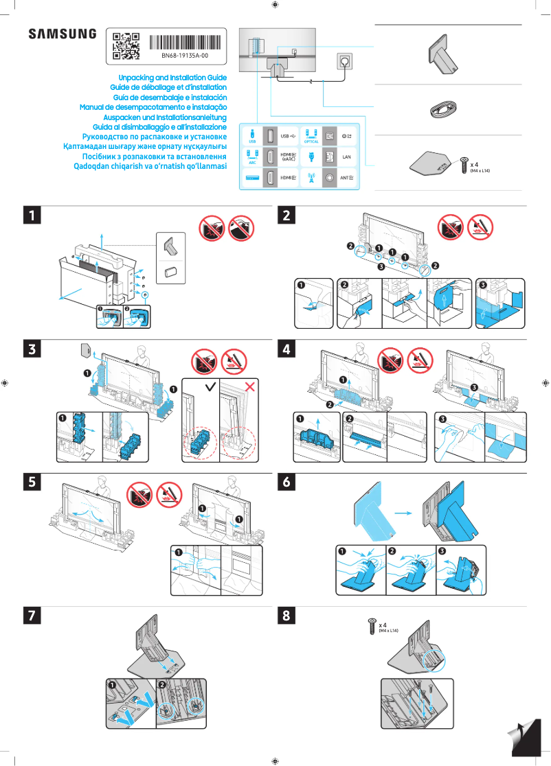 Page 1 of the manual User Manual Samsung QN98Q80CAG