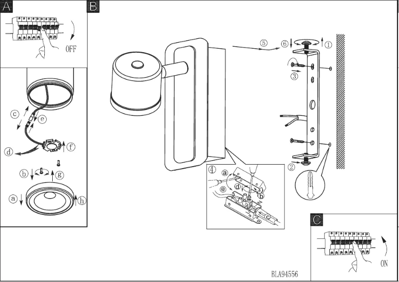 Page 1 of the manual User Manual Eglo Pierino 1