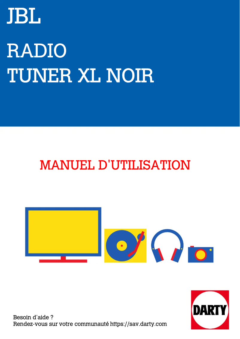First page image of the manual for TUNER XL