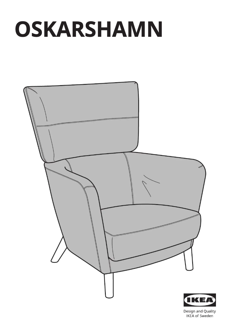 Page 1 of the manual User Manual Ikea OSKARSHAMN 105.216.60