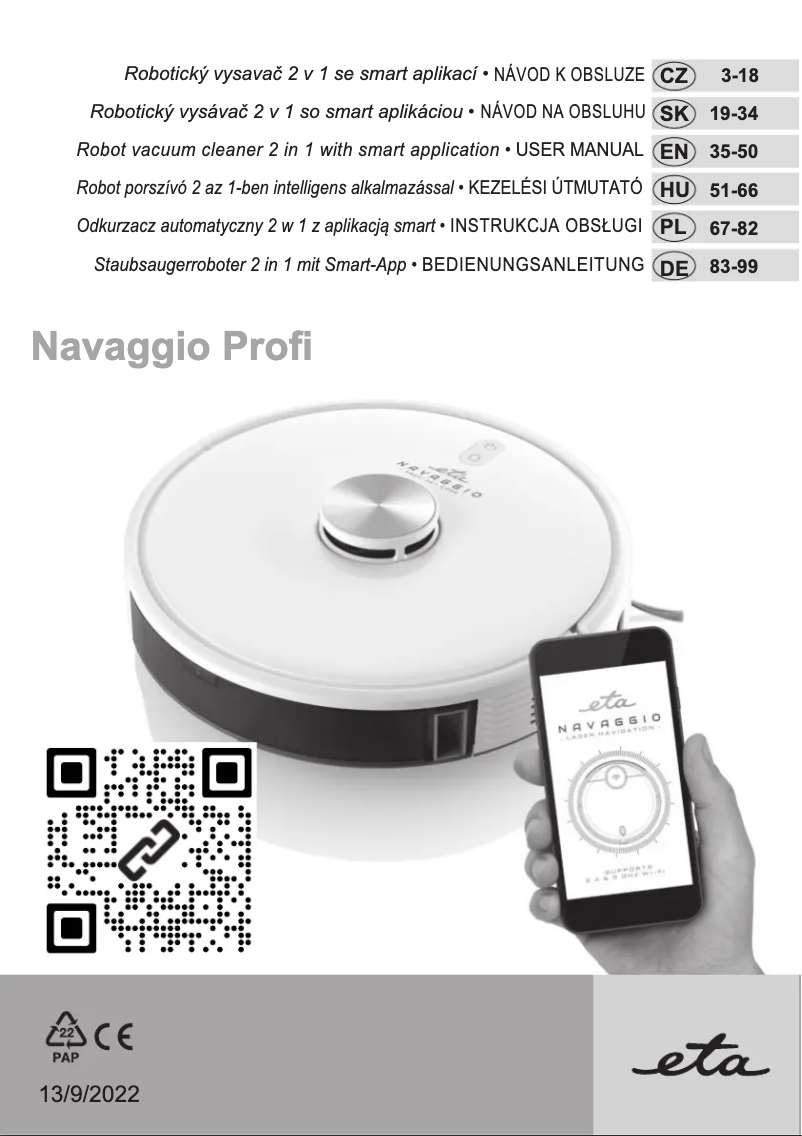 First page image of the manual for Navaggio Profi 4228 90000