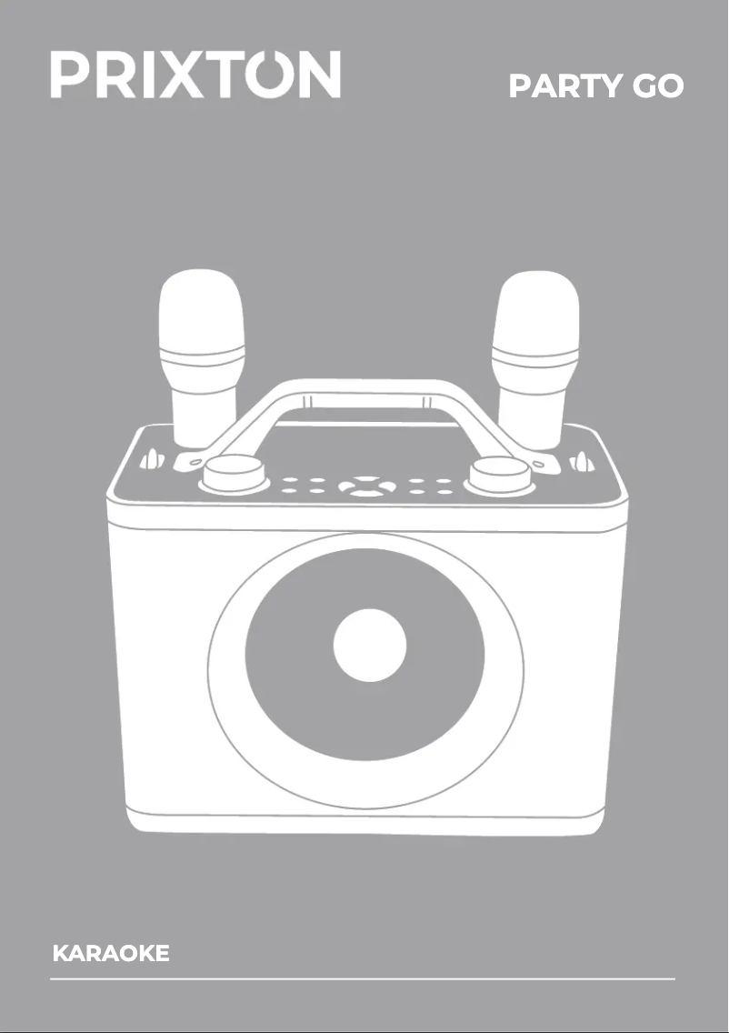 First page image of the manual for Party Go