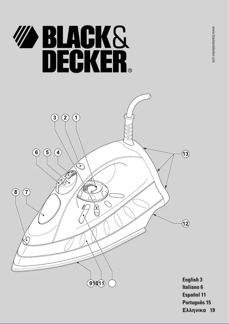 Page 1 of the manual User Manual Black & Decker XT1820