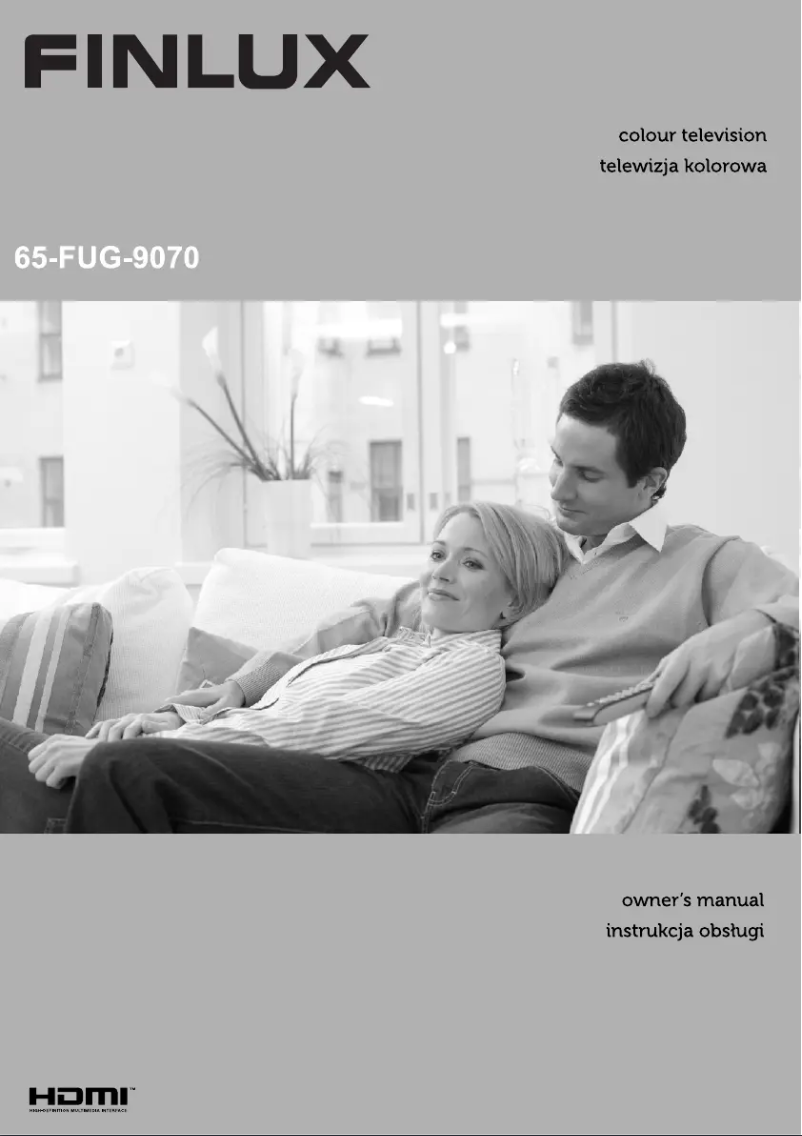 First page image of the manual for 65FUG9070