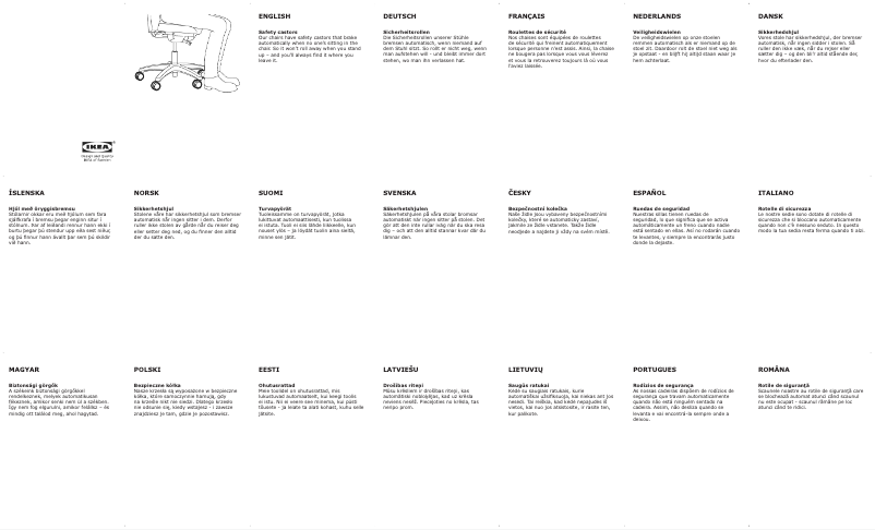 First page image of the manual for ELDBERGET