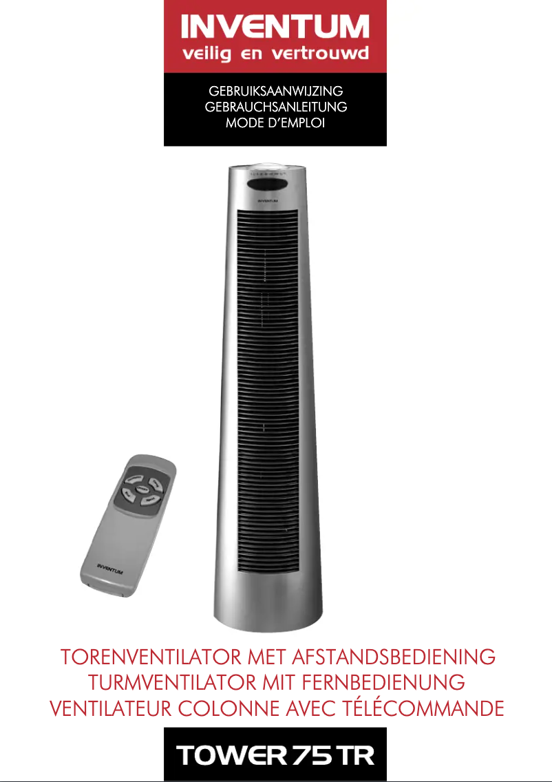 Page 1 de la notice Manuel utilisateur Inventum Tower 75T