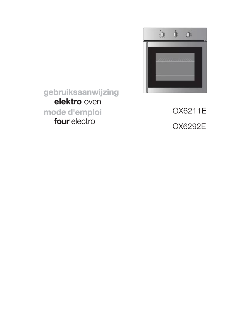 First page image of the manual for OX 6292 E
