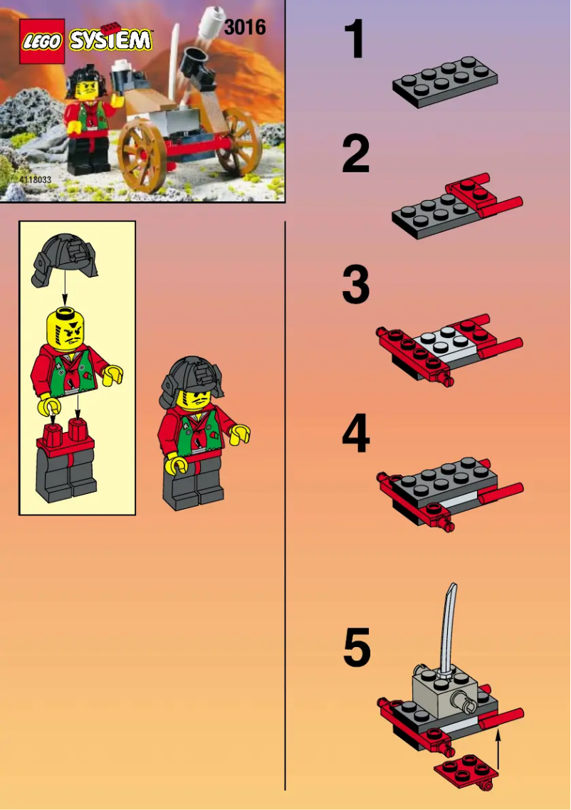 Page 1 of the manual User Manual Lego PG1 CASTLE 1