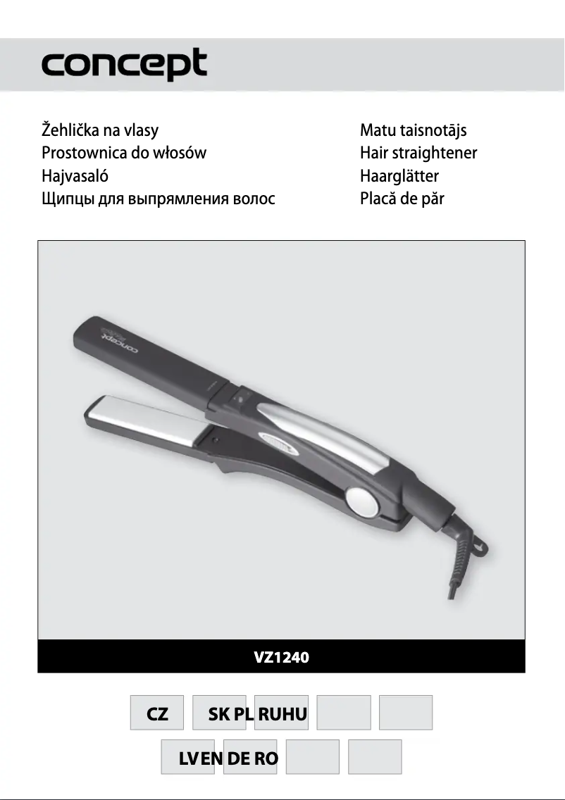 First page image of the manual for VZ-1240