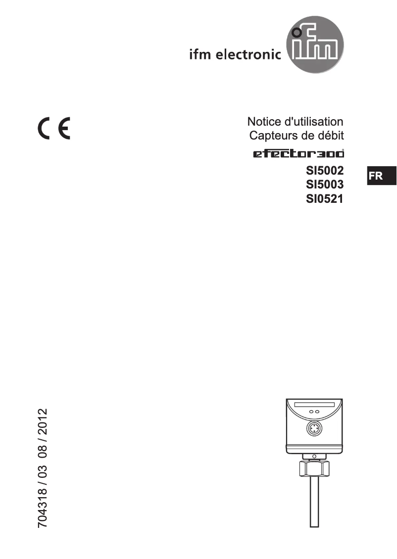 First page image of the manual for SI0521