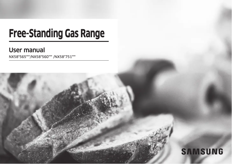 First page image of the manual for NX58R5601SS