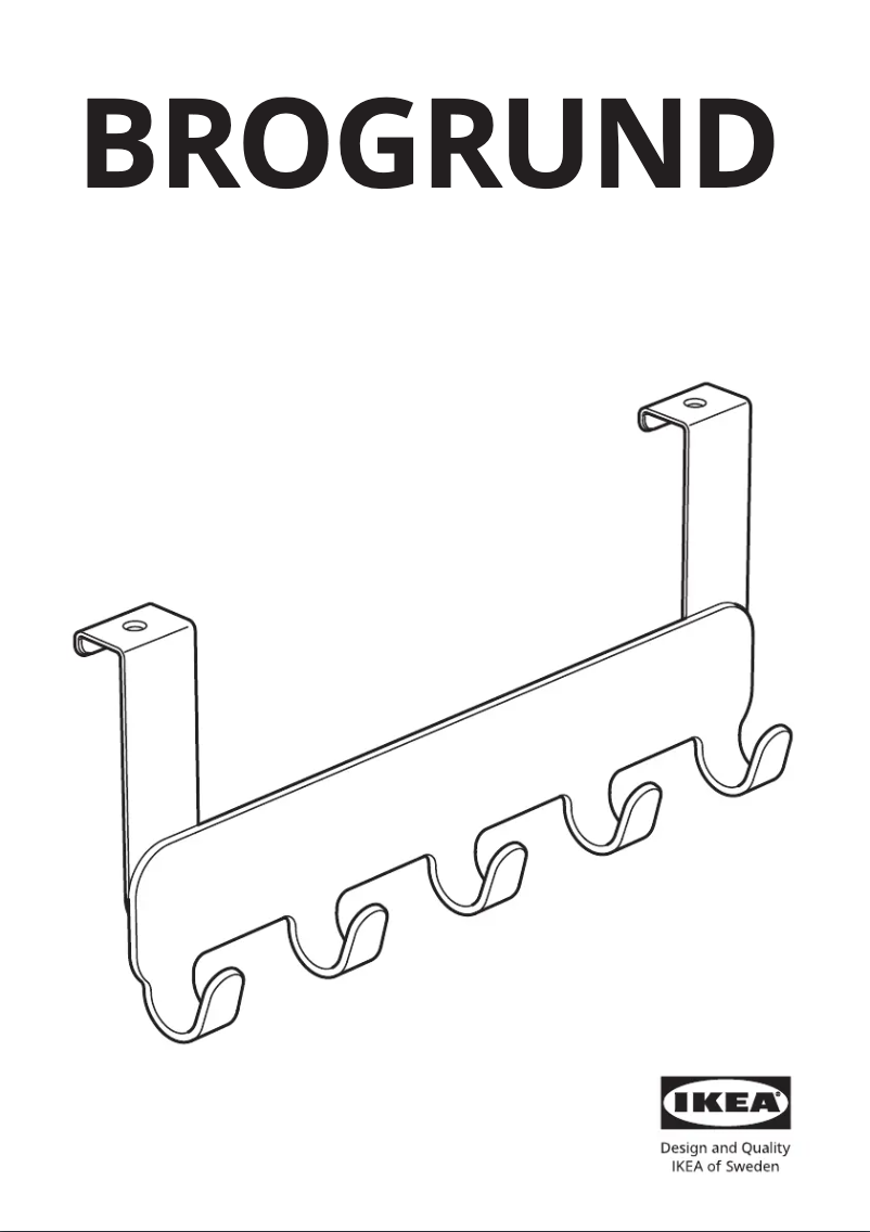 First page image of the manual for BROGRUND 603.346.23
