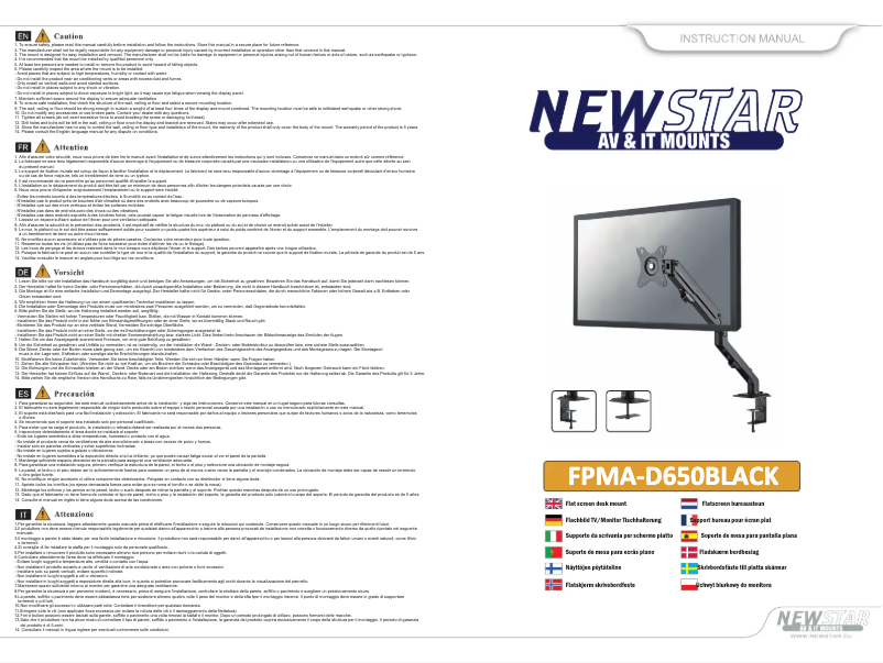 First page image of the manual for FPMA-D650